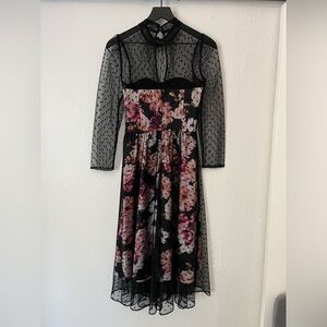 Eliza J floral cocktail dress - size 6